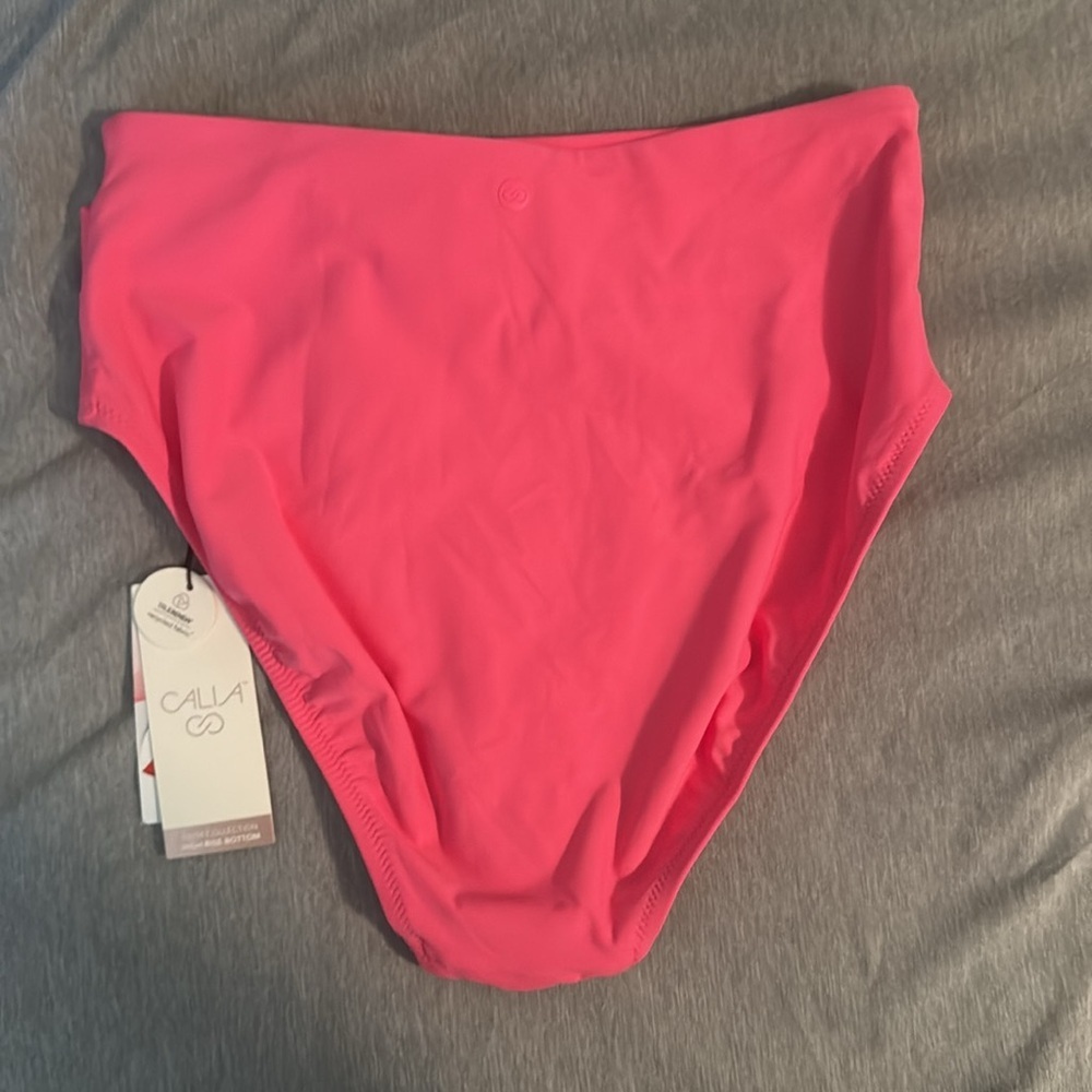 NWT! Calia Vibrant Pink Bikini Bottom size small - Picture 3 of 5